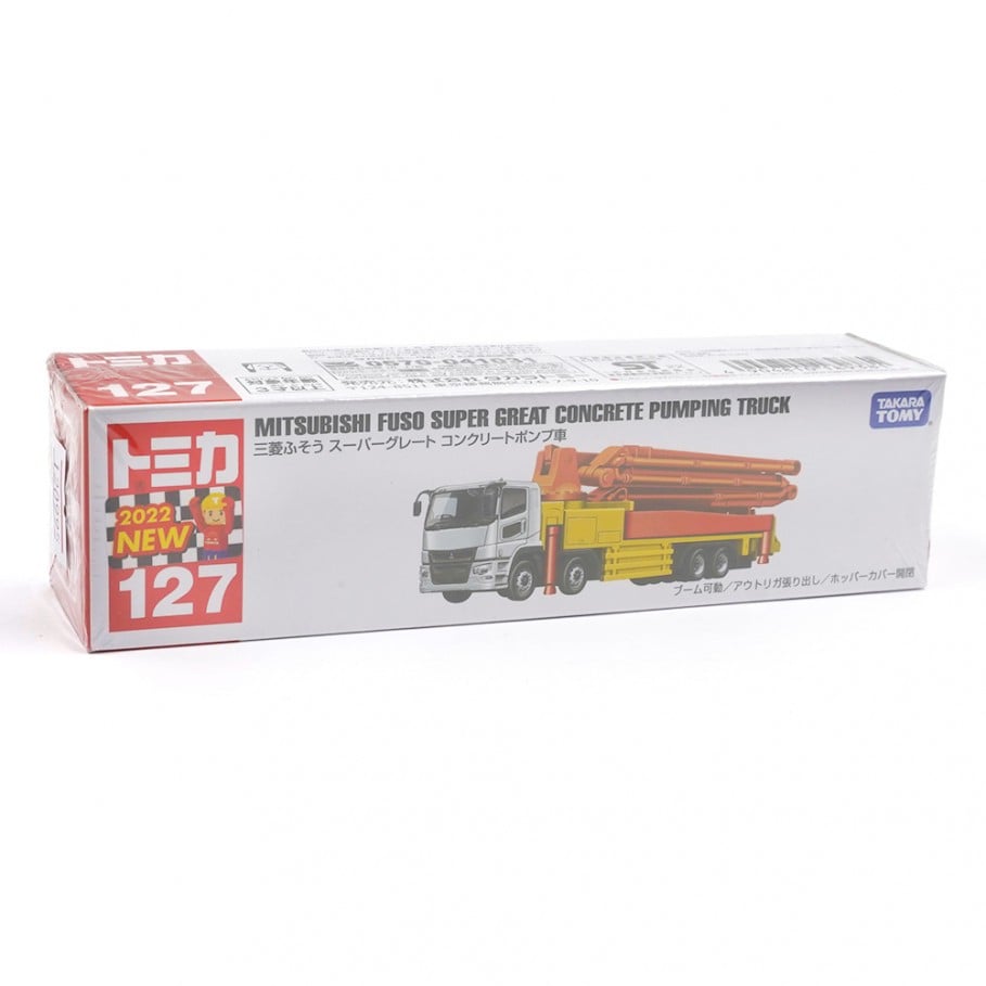 Tomica No.127-5 Fuso Super Great Concrete Pumping '22