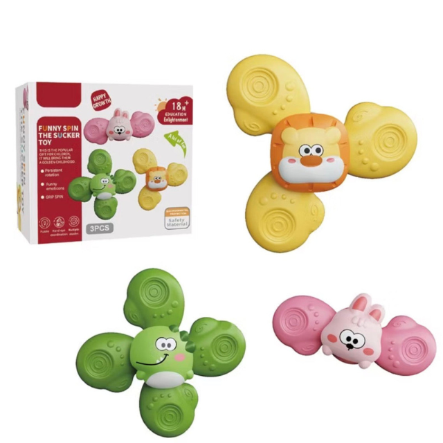 Kodomo Playhouse Spinner Toy Set 3pc