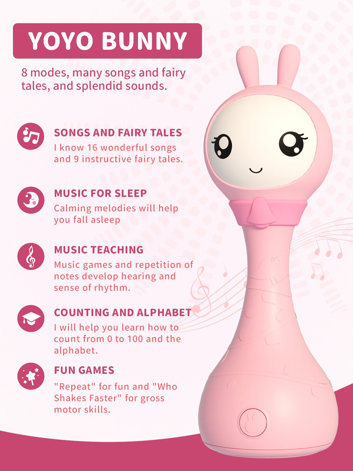 Alilo Yoyo Shake and Tell Rattle