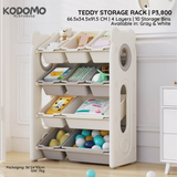 Kodomo Playhouse Teddy Storage Rack
