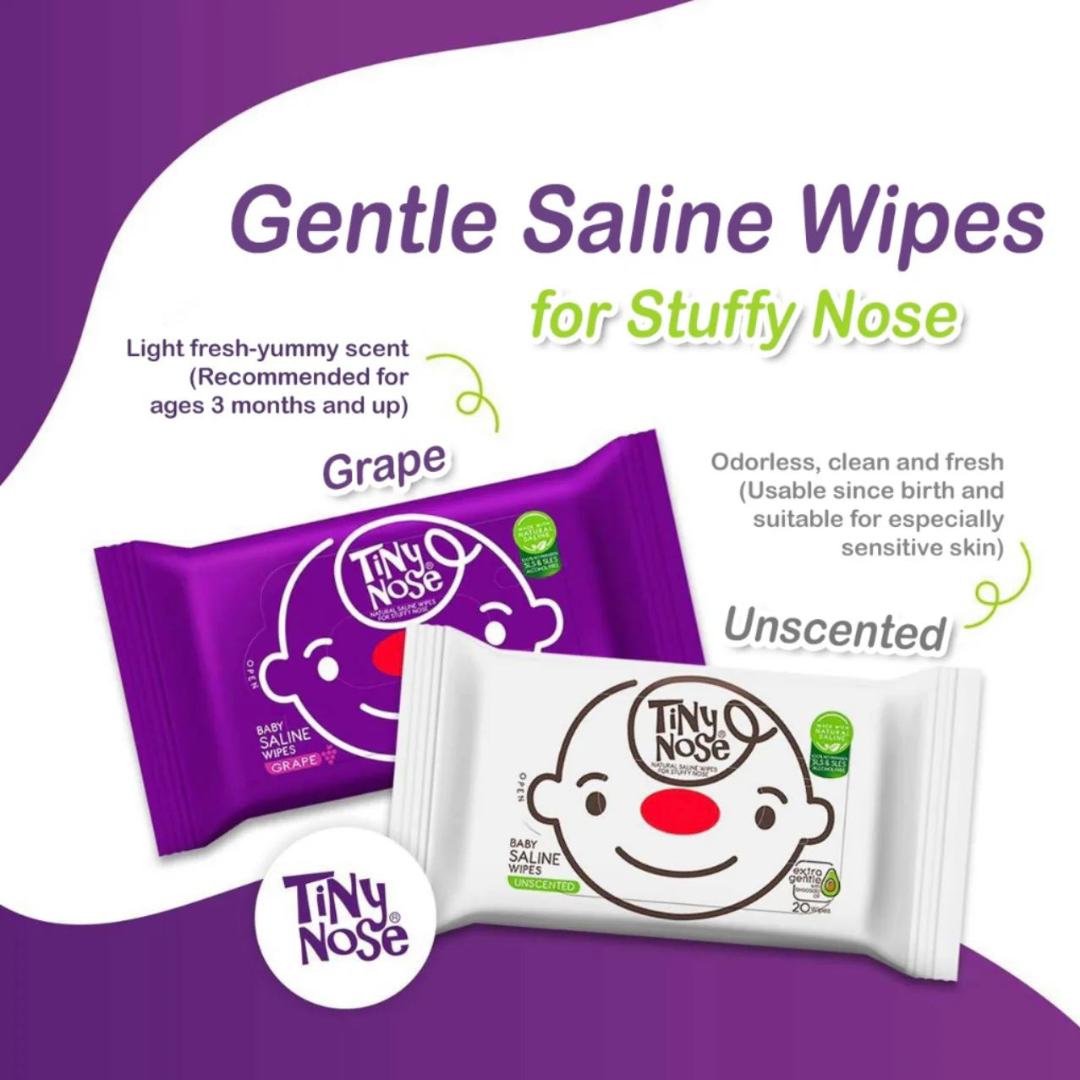 Tiny Nose Saline Wet Wipes
