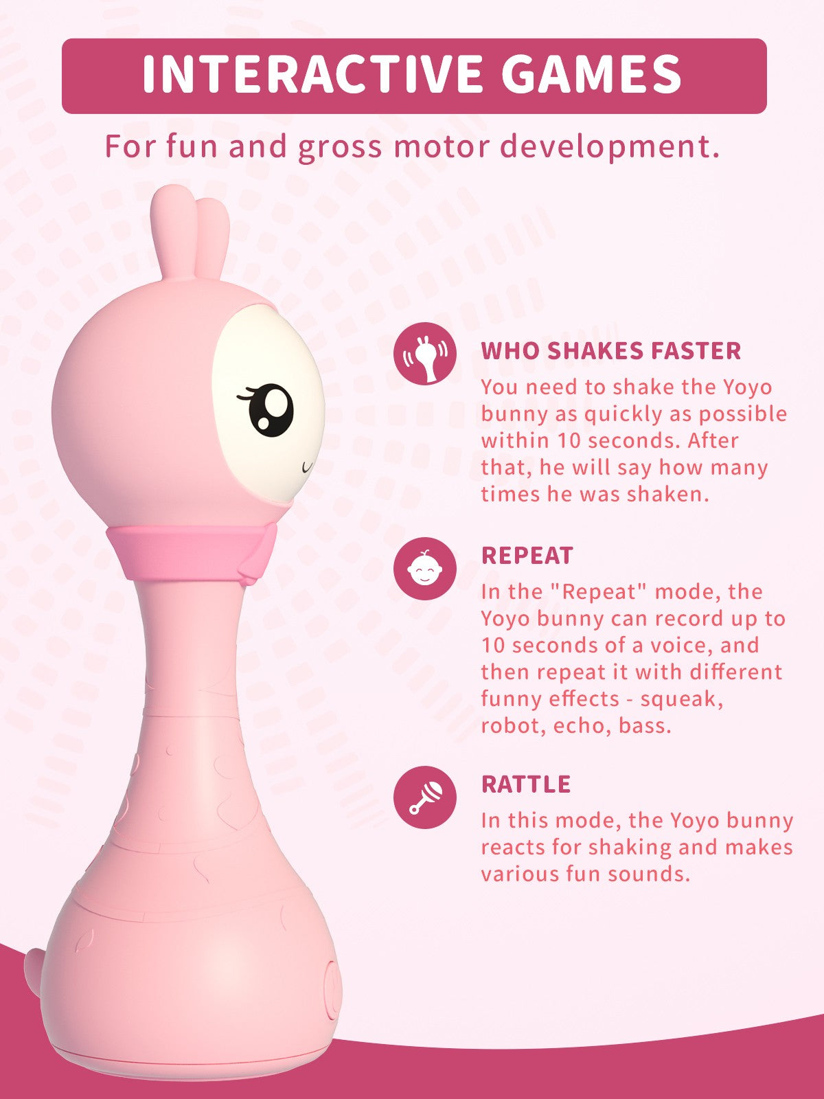 Alilo Yoyo Shake and Tell Rattle