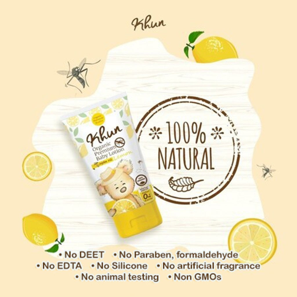 Khun Organic Anti-Mosquito Repellent Body Lotion