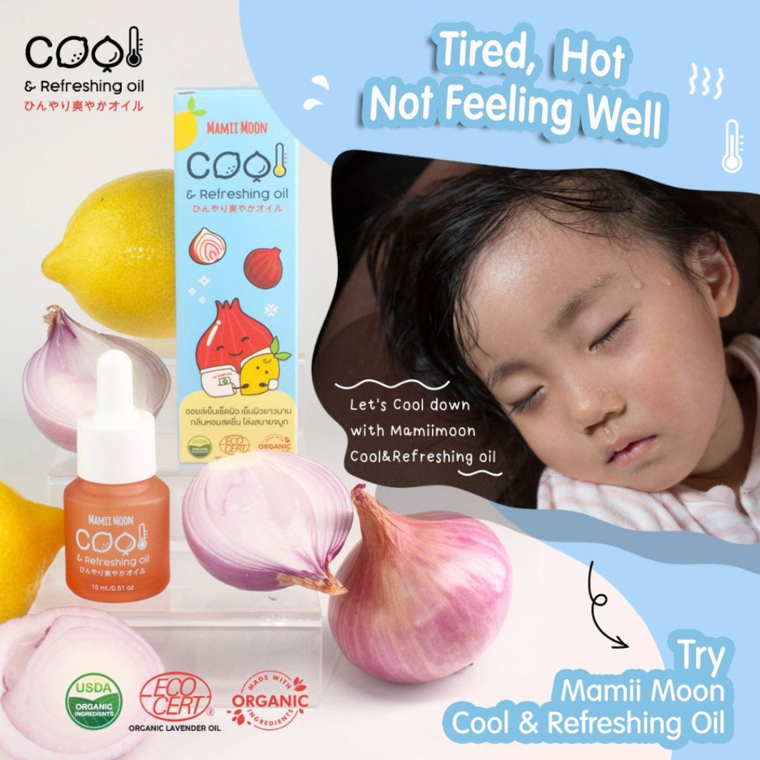 Mamii Moon Cool and Refreshing Oil for Fever and Colds