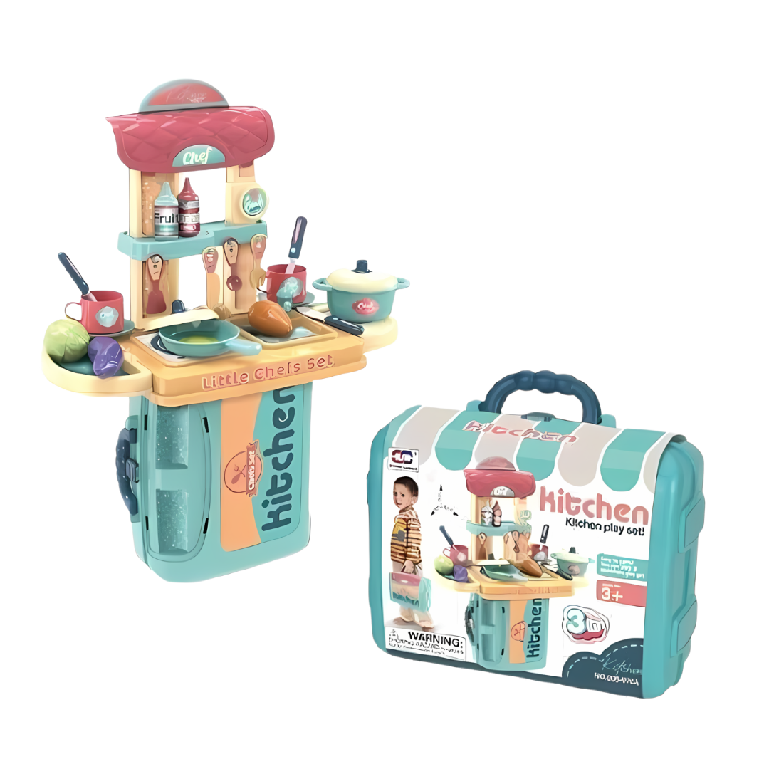 Kodomo Playhouse 3-in-1 Kitchen Set