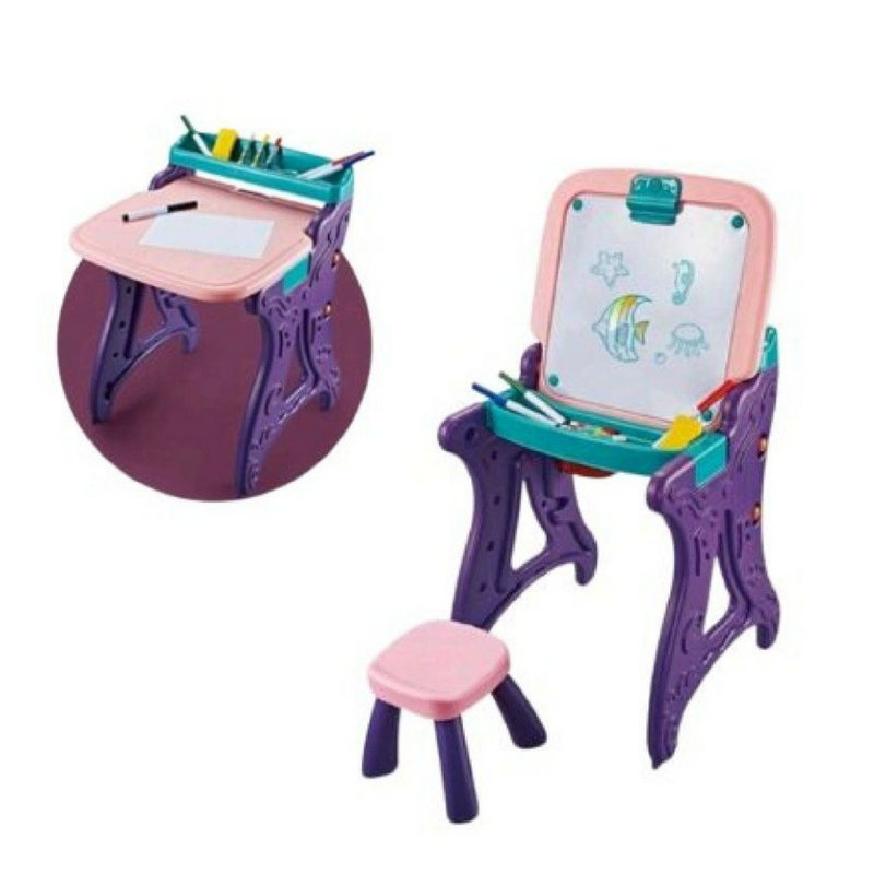 Kodomo Playhouse Art Easel & Table Set