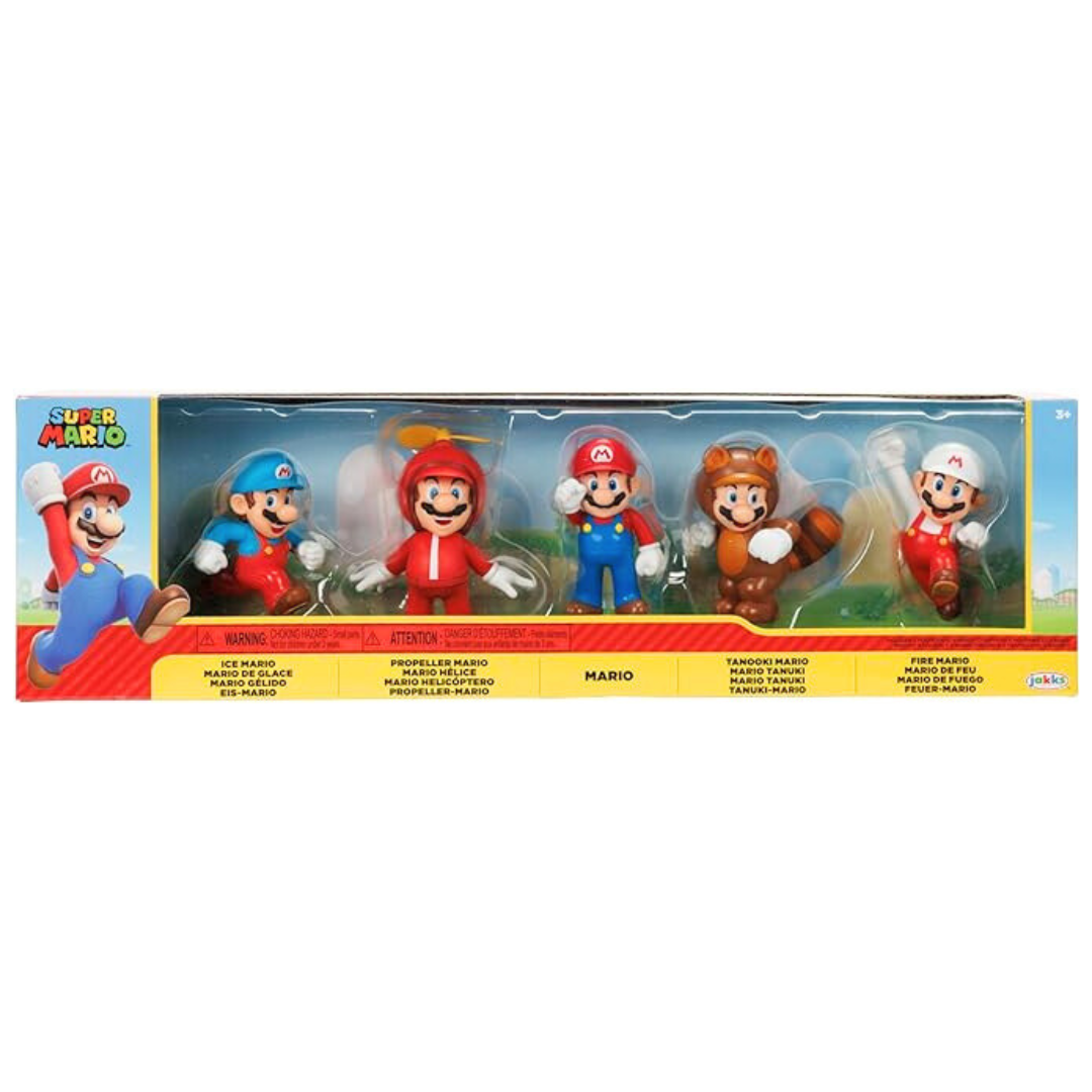 Super Mario Nintendo 2.5 Inch 5PK: Mario