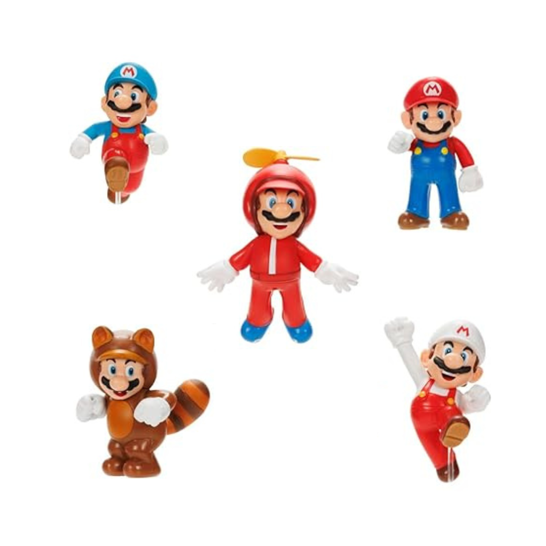 Super Mario Nintendo 2.5 Inch 5PK: Mario