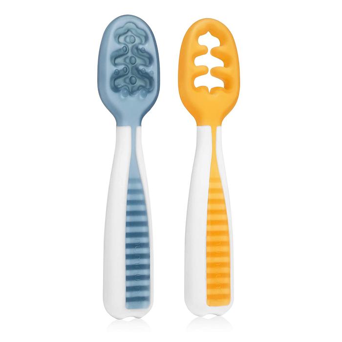 NumNum GOOtensil Self-feeding Pre-spoons (Set of 2)