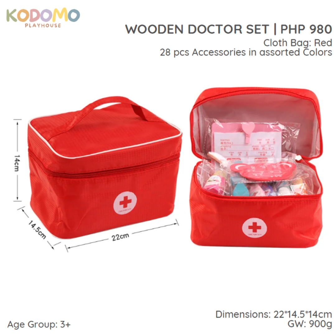 Kodomo Playhouse Wooden Doctor Set