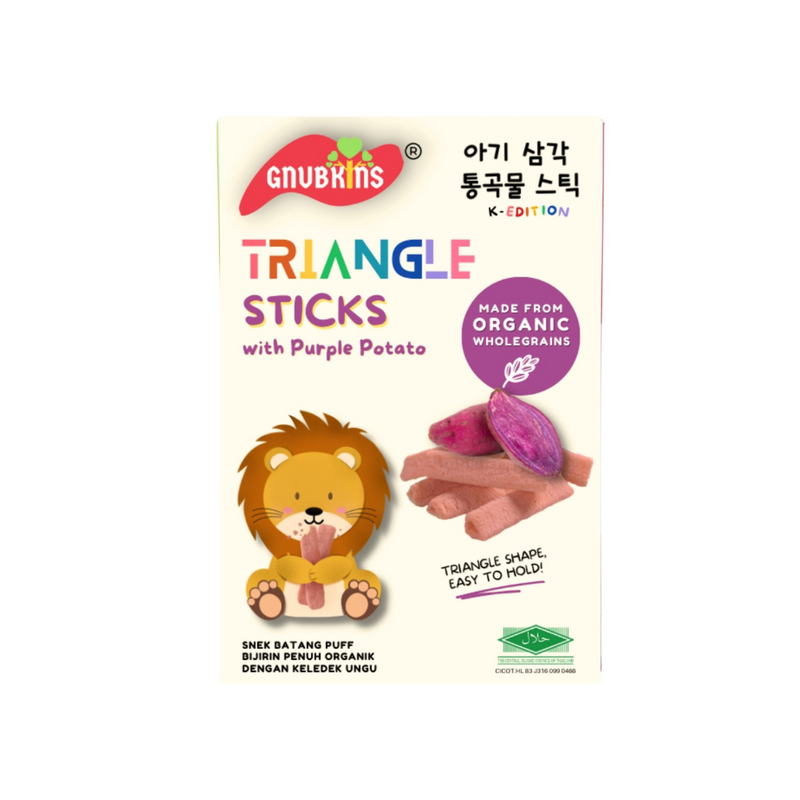 Little Baby Grains Triangle Sticks - Purple Potato (6+ Months)