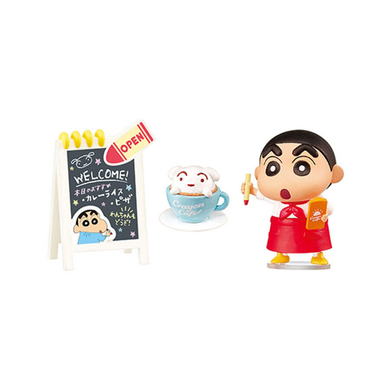 Re-Ment Crayon Shinchan Cafe Blind Box