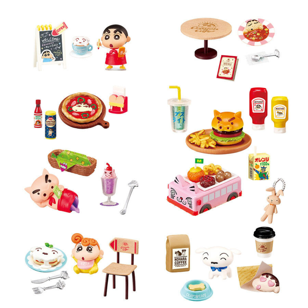 Re-Ment Crayon Shinchan Cafe Blind Box