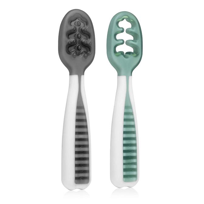 NumNum GOOtensil Self-feeding Pre-spoons (Set of 2)