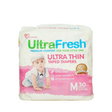 UltraFresh Ultra Thin Taped Diapers 30's