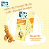 Happy Noz Organic Onion Sticker Anti-Cough with Ginger Oil