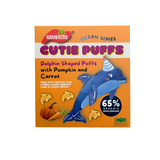Little Baby Grains Cutie Puffs - Dolphin Shaped Puffs (Pumpkin & Carrot) (7+ Months)