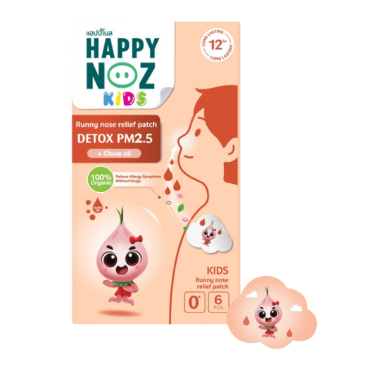 Happy Noz Organic Onion Sticker Detox PM 2.5 6's