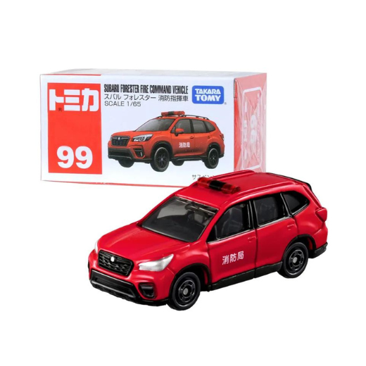 Tomica No.99-10 Subaru Forester Fire Command Car '23