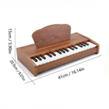Kiddora Mini Maestro Jr Wooden Kids Piano with Microphone 32 key