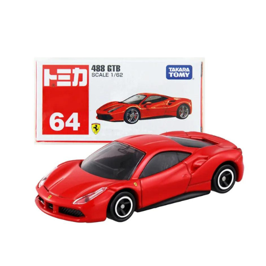 Tomica No.64 Ferrari 488 GTB