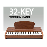Kiddora Mini Maestro Jr Wooden Kids Piano with Microphone 32 key