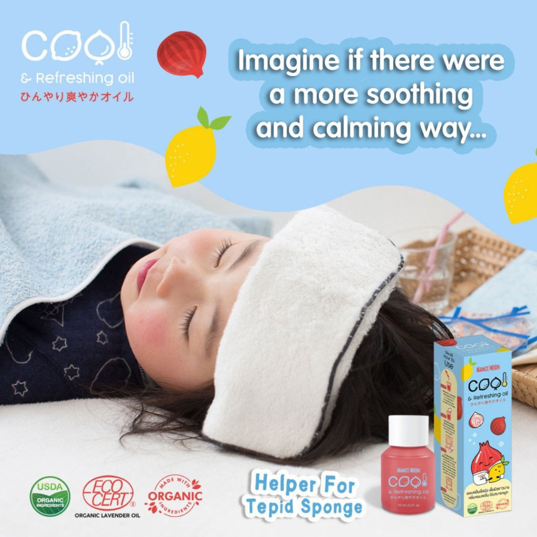 Mamii Moon Cool and Refreshing Oil for Fever and Colds