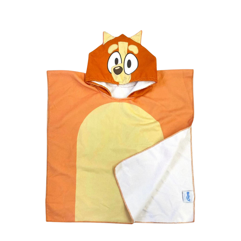 Totsafe Bluey & Bingo Microfiber Poncho Towel