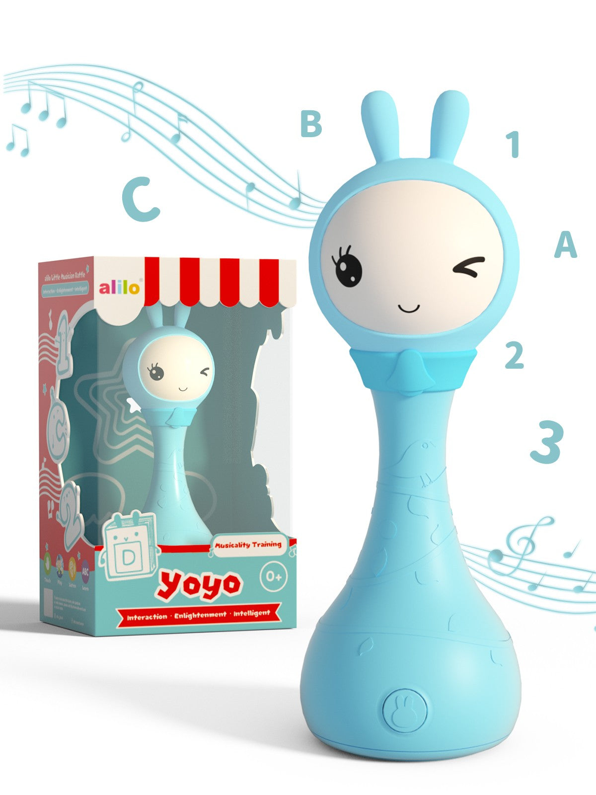 Alilo Yoyo Shake and Tell Rattle