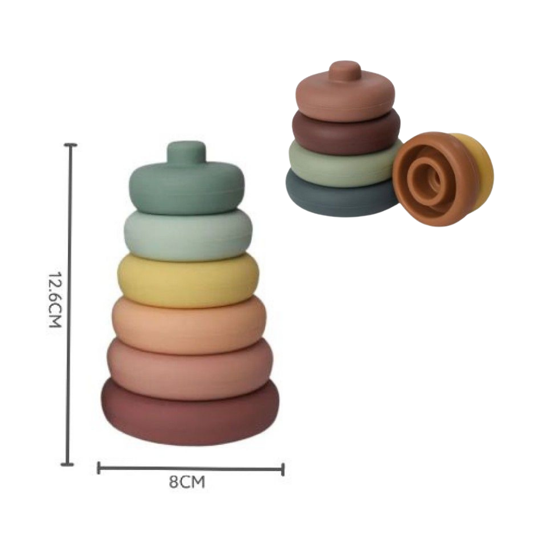 Kodomo Playhouse Silicone Round Stacking Toy