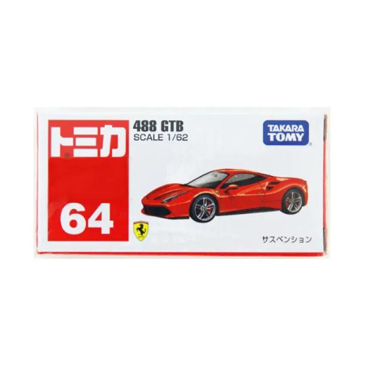 Tomica No.64 Ferrari 488 GTB