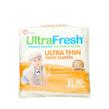 UltraFresh Ultra Thin Taped Diapers 30's