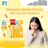 Happy Noz Organic Onion Sticker Anti-Cough with Ginger Oil