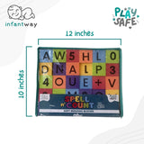 Infantway Playsafe Spell n’ Count Soft Building Blocks