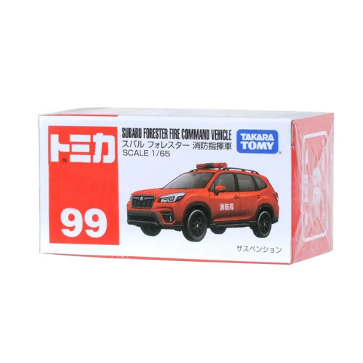 Tomica No.99-10 Subaru Forester Fire Command Car '23