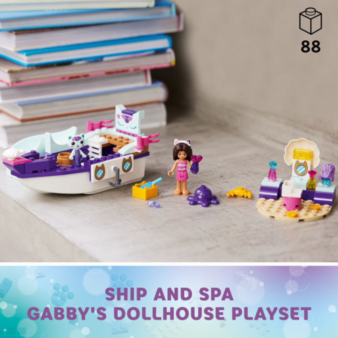 Lego Gabby's Dollhouse Gabby & Mercat's Ship & Spa