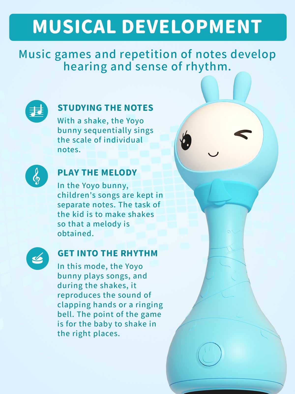 Alilo Yoyo Shake and Tell Rattle