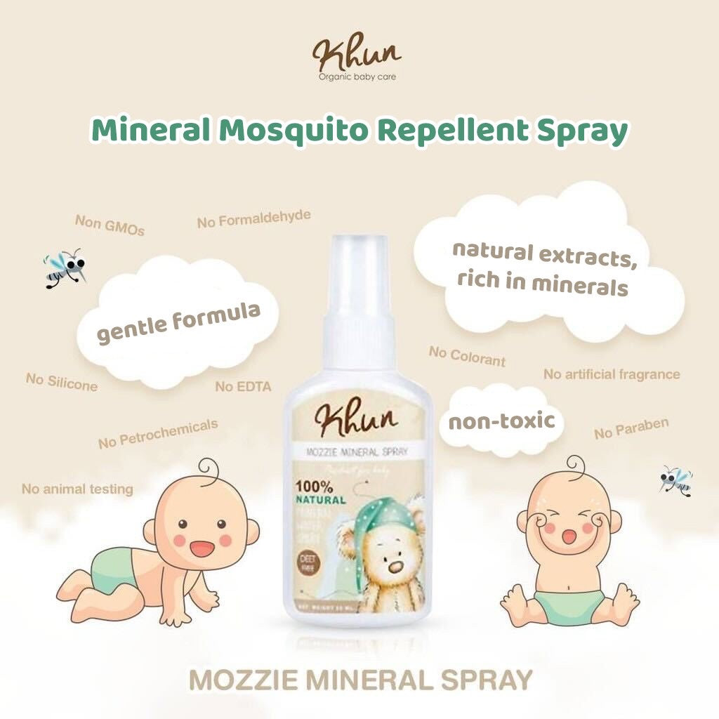 Khun Mozzie Anti-Mosquito Repellent Mineral Spray