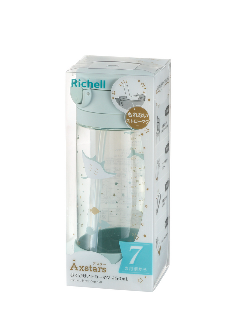 Richell Axstars Straw Cup 450ml