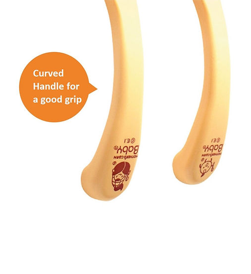 Mother's corn New Self Training Spoon & Fork Set