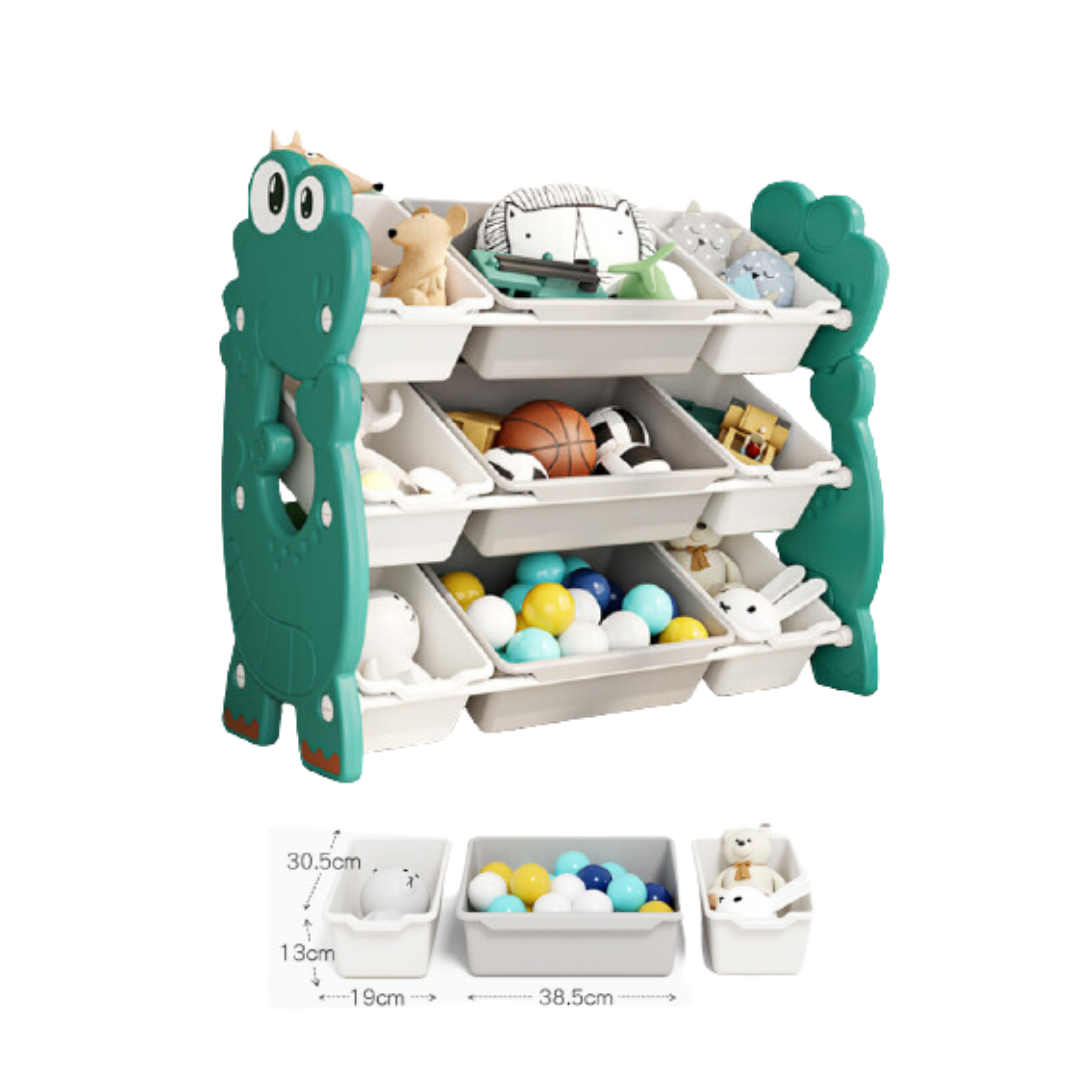 Kodomo Playhouse Dinosaur Storage Rack