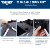 Keenz 7S 1.0 Accessory - Foldable Snack Tray