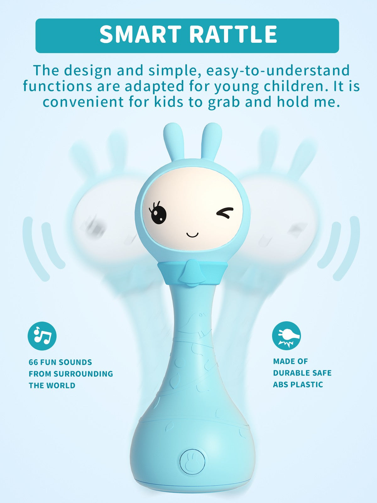 Alilo Yoyo Shake and Tell Rattle