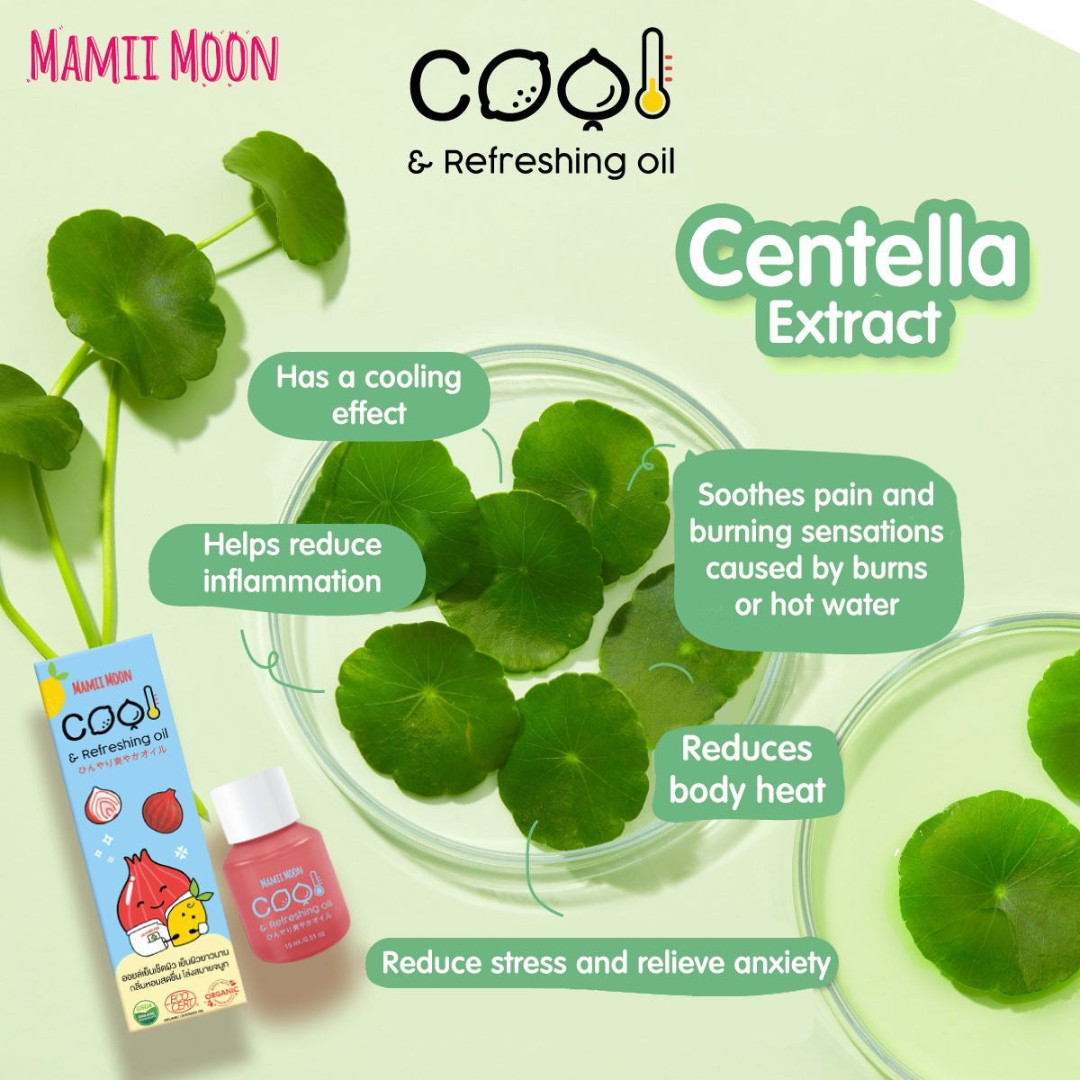 Mamii Moon Cool and Refreshing Oil for Fever and Colds