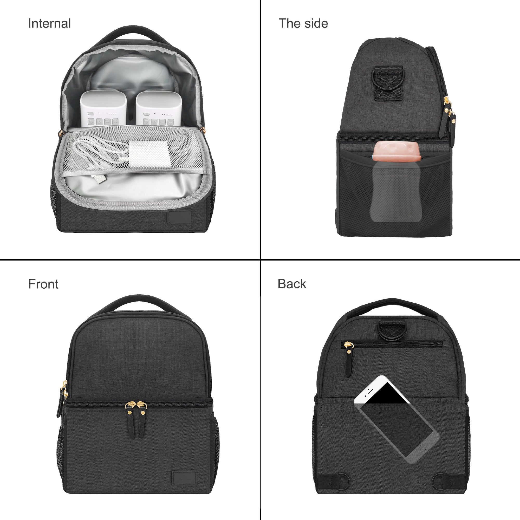 Olive & Cloud Breastpump Bags with Cooler