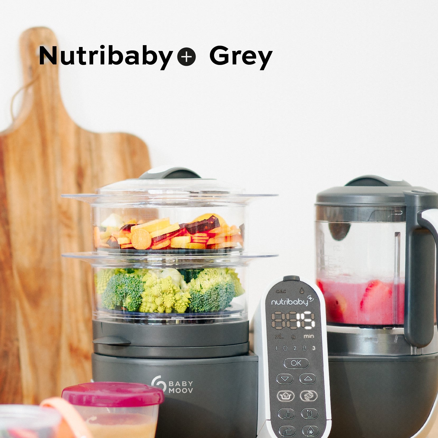 Babymoov Nutribaby+ 6-in-1 Multi-Purpose Baby and Adult Food Processor