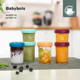 Babymoov Babybowls Hermetic Glass Storage Containers
