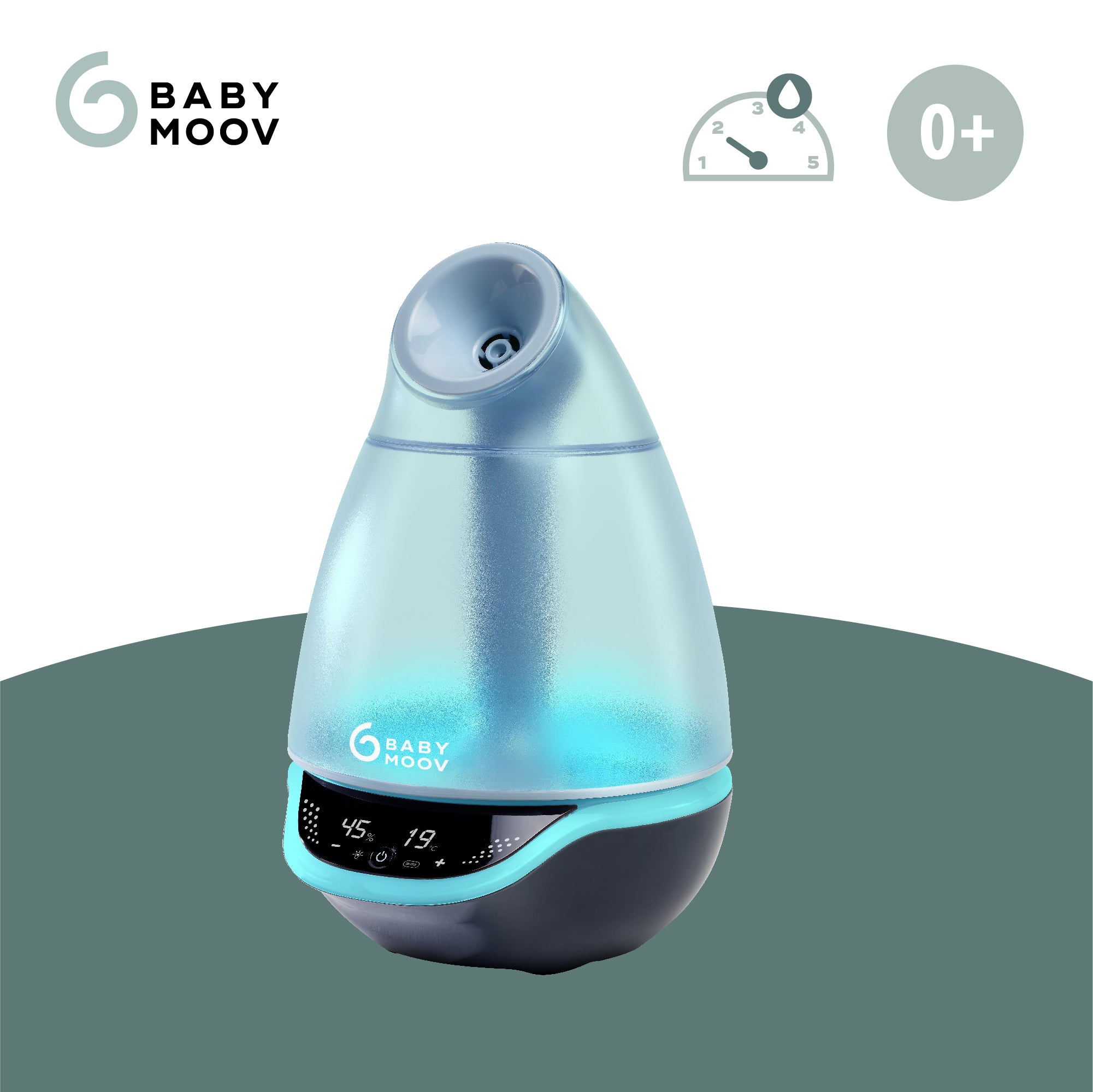 Babymoov Hygro(+) Cool Mist Programmable Humidifier and Diffuser