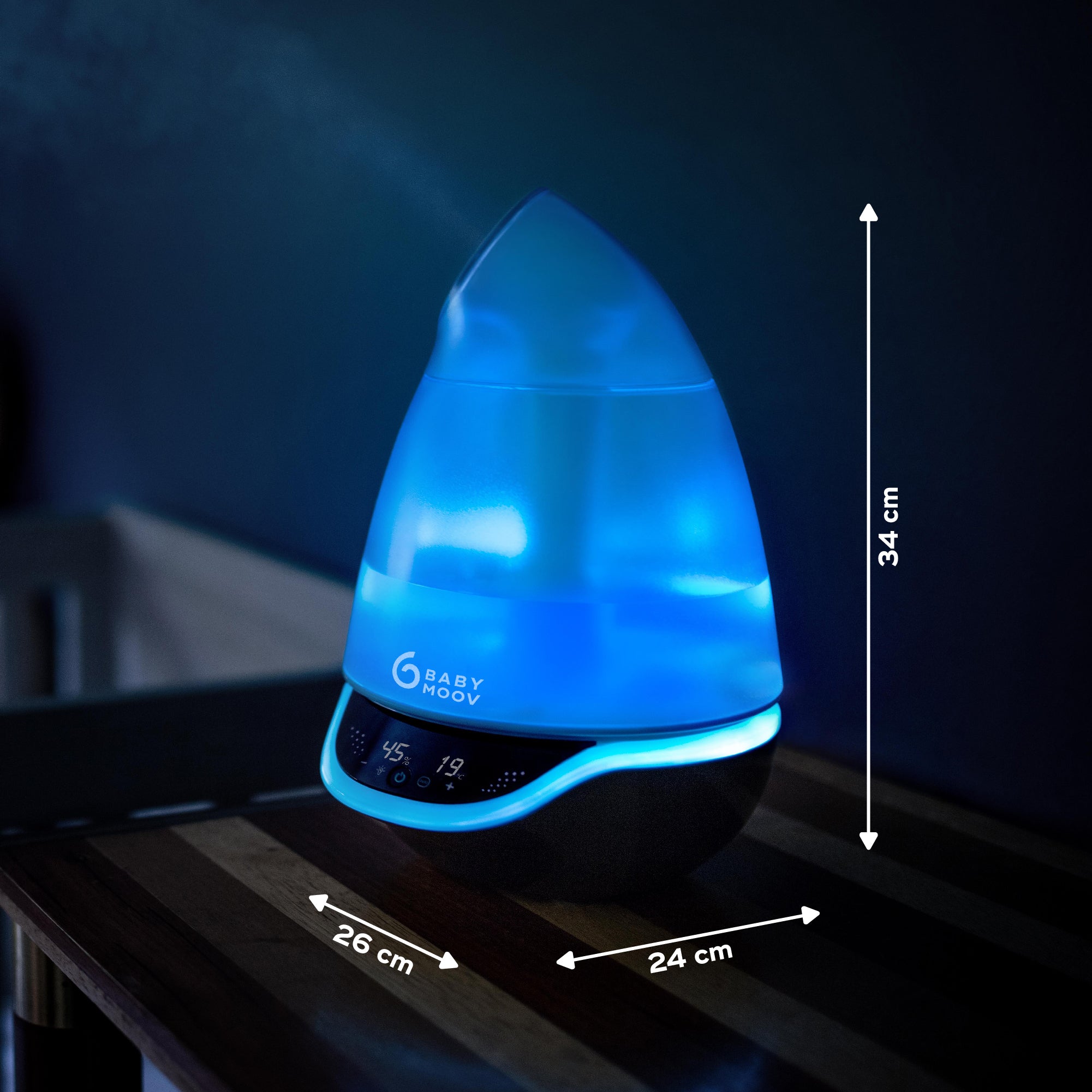 Babymoov Hygro(+) Cool Mist Programmable Humidifier and Diffuser
