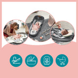 Babymoov Lovenest Natural Care Anti-Bacterial Anti Flat-Head Ergonomic Pillow